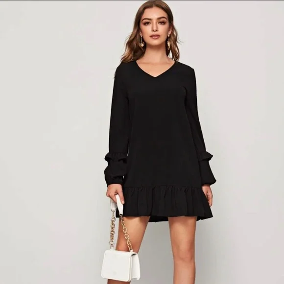 black bow back dress Verona Off-The-Shoulder Bow Back Velvet Formal Dress